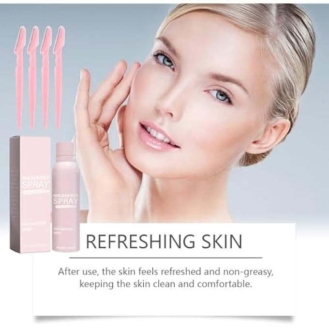 EELHOE HAIR IDENTIFIER SPRAY FOR FACE | 100ML MOISTURIZING MILD WOMEN SMOOTH MAKEUP - FACIAL SKIN CARE SHAVING SPRAY,FOR WOMEN MOM WIFE DAUGHTER GIRLFRIEND GIRLS ADULTS - Image 2